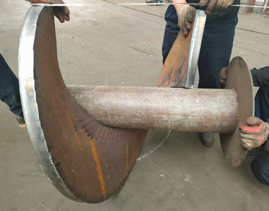 70mm thickness screw flight for shield tunnel machine