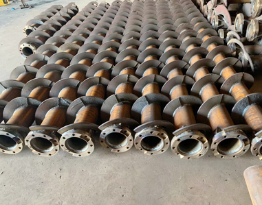 Drilling auger of construction machinery
