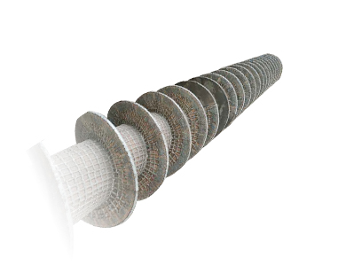 Screw shaft for mining machinery