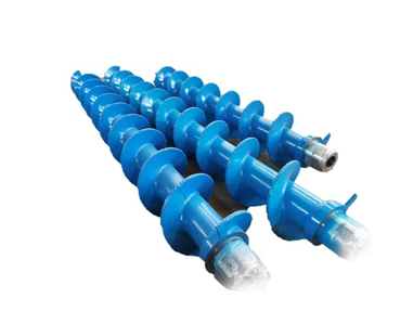 Drilling auger of construction machinery