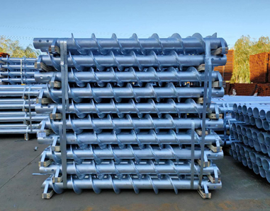 Packed screw piles-3